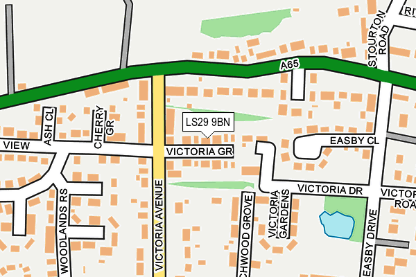 LS29 9BN map - OS OpenMap – Local (Ordnance Survey)