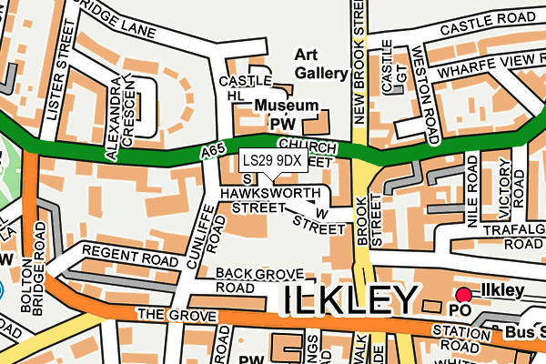 Map of BLUEBELL GALLERY LIMITED at local scale