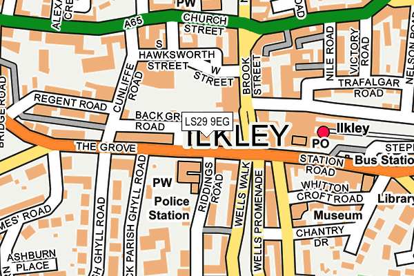 Map of MOUNT PLEASANT MANAGEMENT COMPANY (ILKLEY) LIMITED at local scale
