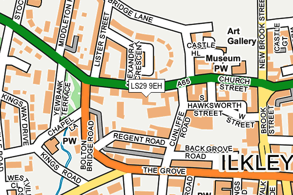 LS29 9EH map - OS OpenMap – Local (Ordnance Survey)