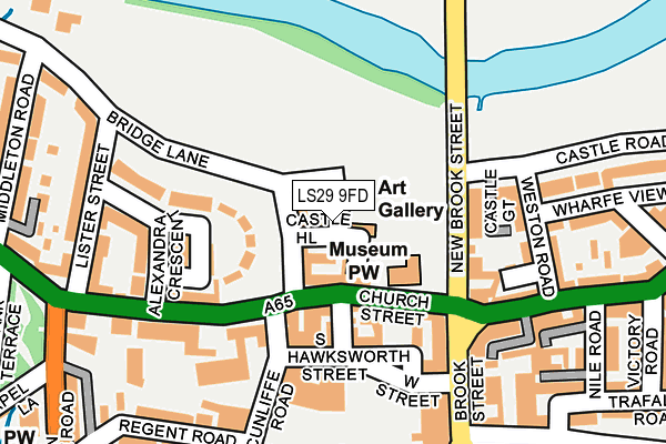 LS29 9FD map - OS OpenMap – Local (Ordnance Survey)