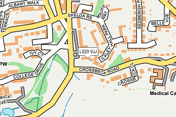 LS29 9JJ map - OS OpenMap – Local (Ordnance Survey)