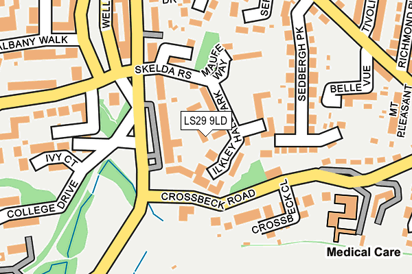 Map of MOOR LEASING LIMITED at local scale
