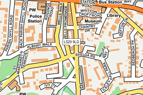 LS29 9LG map - OS OpenMap – Local (Ordnance Survey)