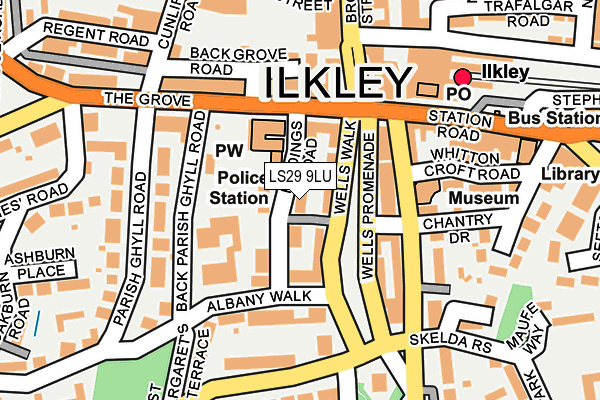 Map of REAL FOOD ILKLEY CIC at local scale