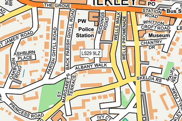 LS29 9LZ map - OS OpenMap – Local (Ordnance Survey)