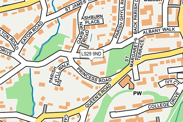 LS29 9ND map - OS OpenMap – Local (Ordnance Survey)