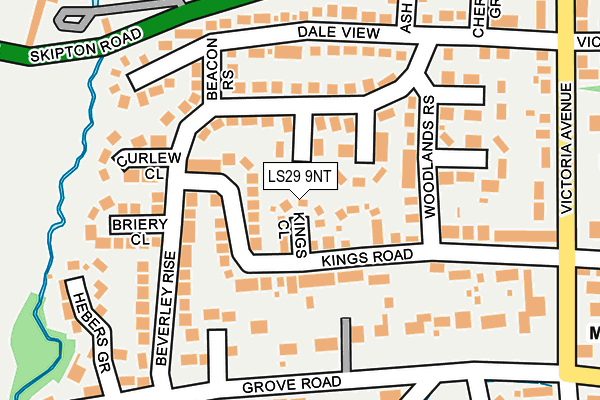 LS29 9NT map - OS OpenMap – Local (Ordnance Survey)