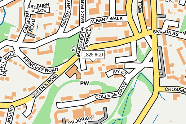 LS29 9QJ map - OS OpenMap – Local (Ordnance Survey)