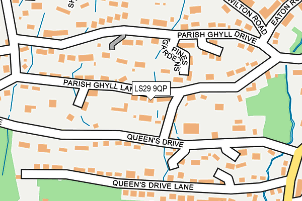 LS29 9QP map - OS OpenMap – Local (Ordnance Survey)