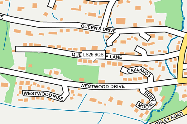 LS29 9QS map - OS OpenMap – Local (Ordnance Survey)