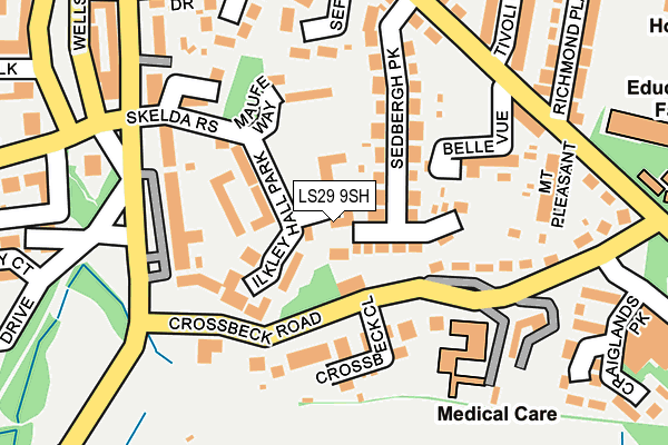 LS29 9SH map - OS OpenMap – Local (Ordnance Survey)