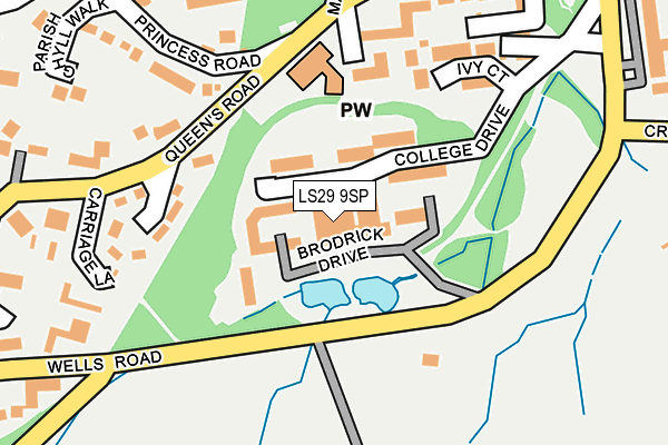 Map of POSITIVE CONSULTING LTD at local scale