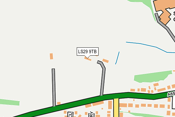 LS29 9TB map - OS OpenMap – Local (Ordnance Survey)