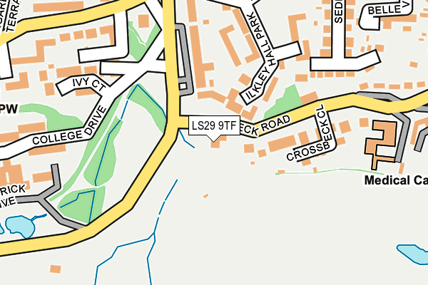 LS29 9TF map - OS OpenMap – Local (Ordnance Survey)