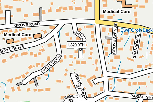 LS29 9TH map - OS OpenMap – Local (Ordnance Survey)