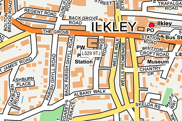 LS29 9TJ map - OS OpenMap – Local (Ordnance Survey)