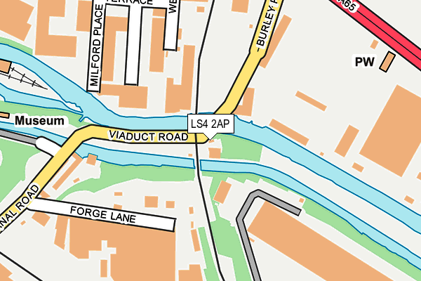 LS4 2AP map - OS OpenMap – Local (Ordnance Survey)