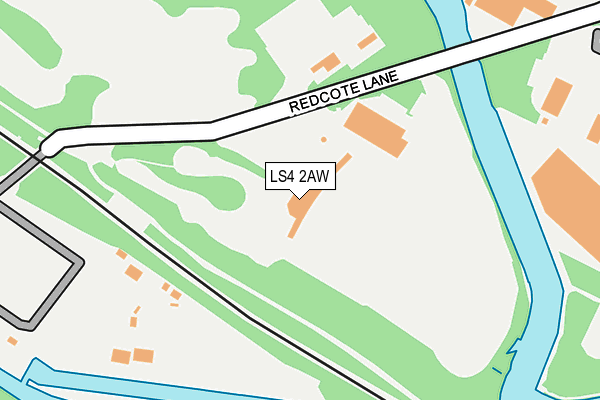 LS4 2AW map - OS OpenMap – Local (Ordnance Survey)