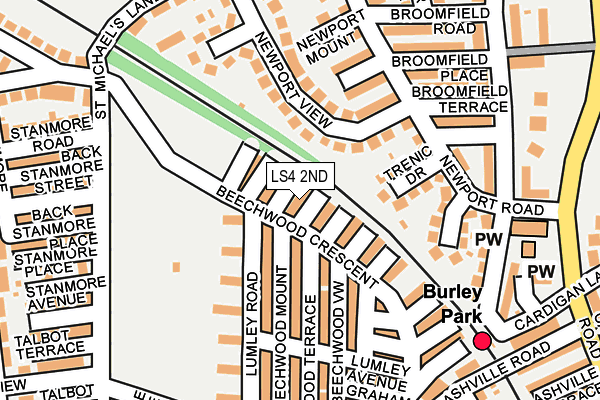 LS4 2ND map - OS OpenMap – Local (Ordnance Survey)
