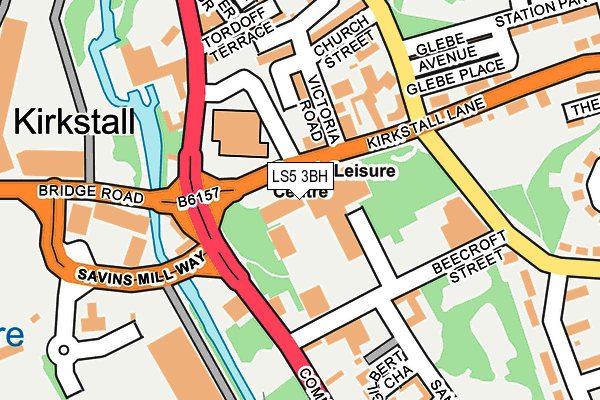 LS5 3BH map - OS OpenMap – Local (Ordnance Survey)