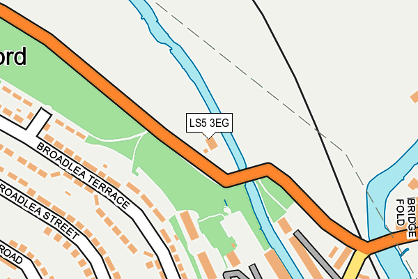 LS5 3EG map - OS OpenMap – Local (Ordnance Survey)