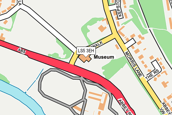 LS5 3EH map - OS OpenMap – Local (Ordnance Survey)
