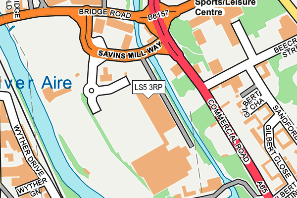LS5 3RP map - OS OpenMap – Local (Ordnance Survey)