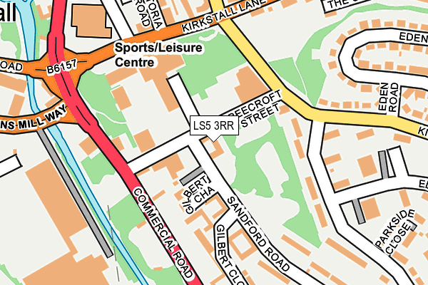 LS5 3RR map - OS OpenMap – Local (Ordnance Survey)