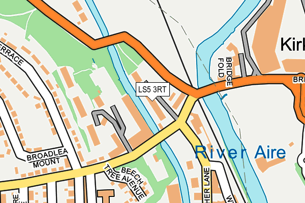 LS5 3RT map - OS OpenMap – Local (Ordnance Survey)