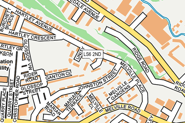LS6 2ND map - OS OpenMap – Local (Ordnance Survey)