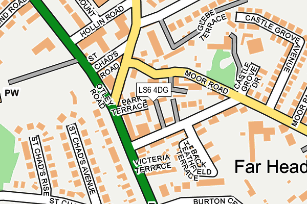 LS6 4DG map - OS OpenMap – Local (Ordnance Survey)