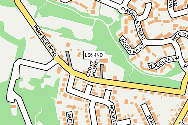 LS6 4ND map - OS OpenMap – Local (Ordnance Survey)