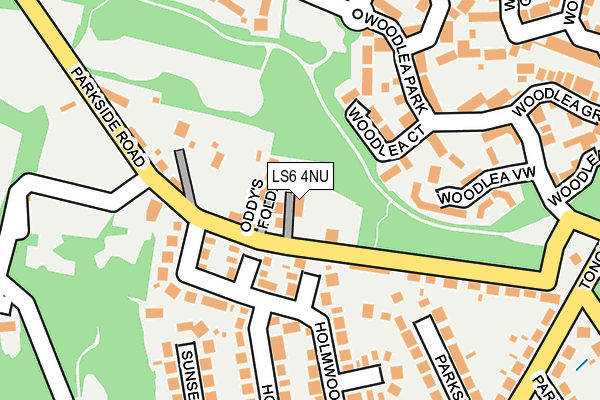 LS6 4NU map - OS OpenMap – Local (Ordnance Survey)