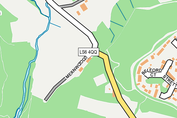 LS6 4QQ map - OS OpenMap – Local (Ordnance Survey)