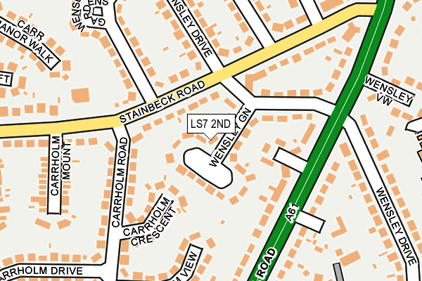 LS7 2ND map - OS OpenMap – Local (Ordnance Survey)