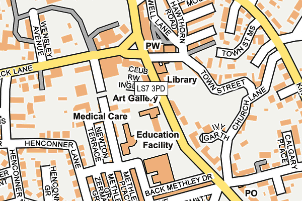 Map of ELROSE & FAMILY LIMITED at local scale