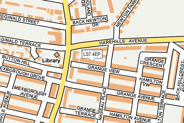 LS7 4EP map - OS OpenMap – Local (Ordnance Survey)