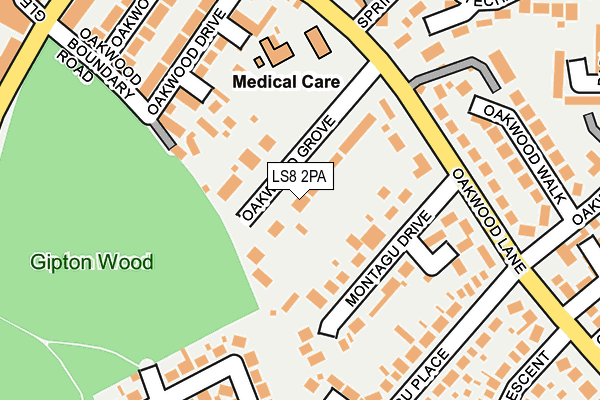 Map of PRIORY MEDICAL GROUP LIMITED at local scale