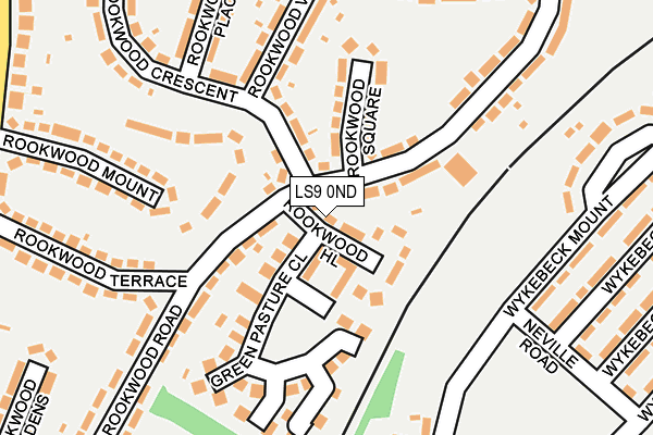 LS9 0ND map - OS OpenMap – Local (Ordnance Survey)