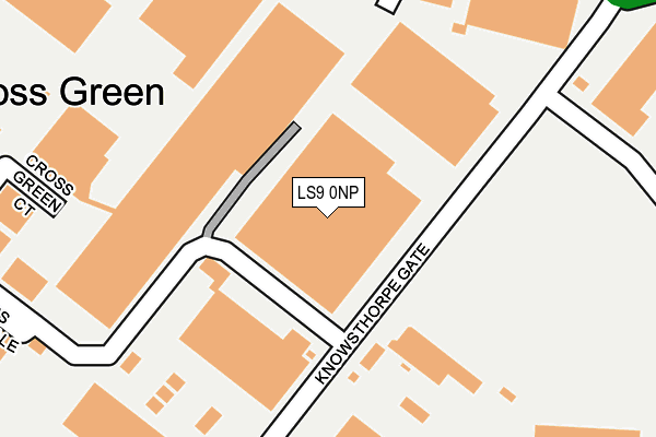 LS9 0NP map - OS OpenMap – Local (Ordnance Survey)