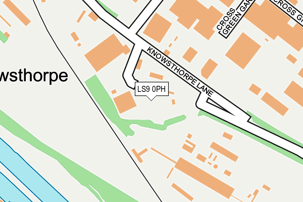 LS9 0PH map - OS OpenMap – Local (Ordnance Survey)