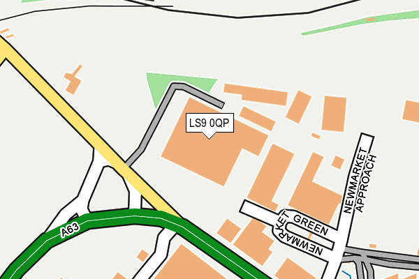 LS9 0QP map - OS OpenMap – Local (Ordnance Survey)