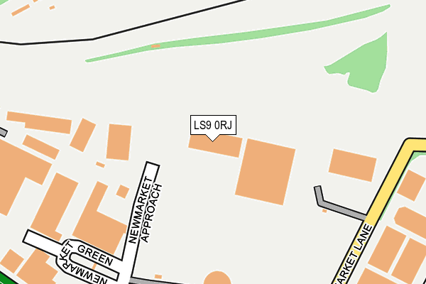 LS9 0RJ map - OS OpenMap – Local (Ordnance Survey)