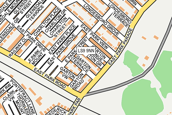 LS9 9NN map - OS OpenMap – Local (Ordnance Survey)