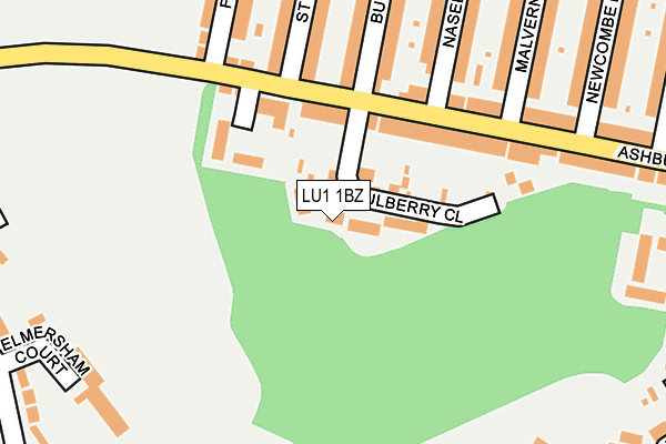 LU1 1BZ map - OS OpenMap – Local (Ordnance Survey)