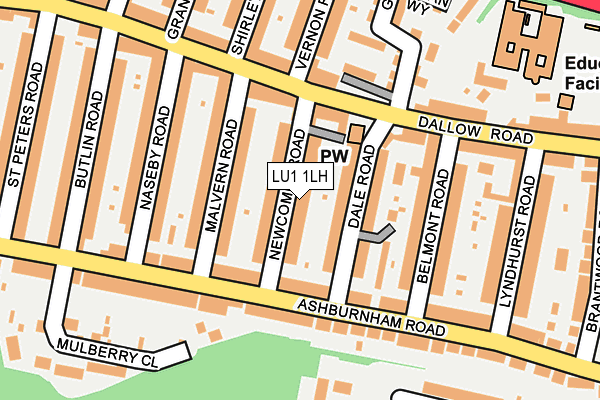 LU1 1LH map - OS OpenMap – Local (Ordnance Survey)