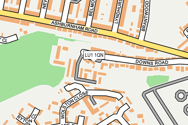 LU1 1QN map - OS OpenMap – Local (Ordnance Survey)