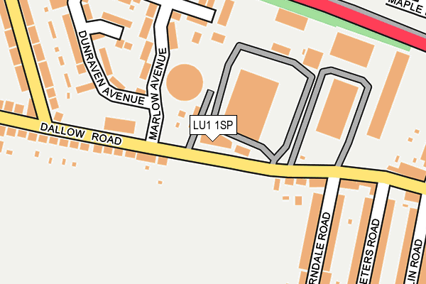 LU1 1SP map - OS OpenMap – Local (Ordnance Survey)