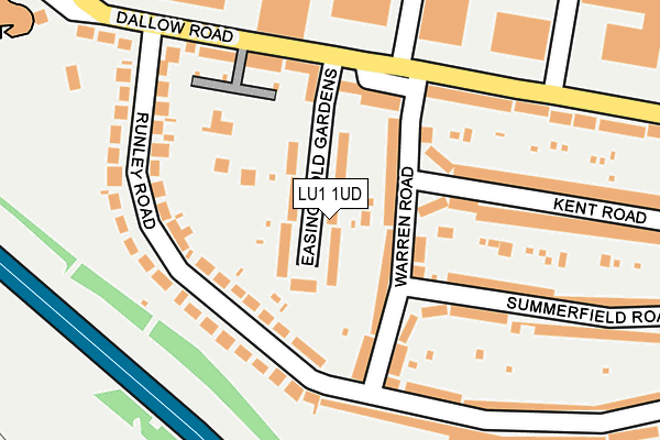 LU1 1UD map - OS OpenMap – Local (Ordnance Survey)